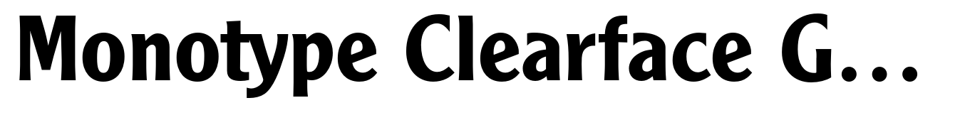 Monotype Clearface Gothic Std Demi Bold